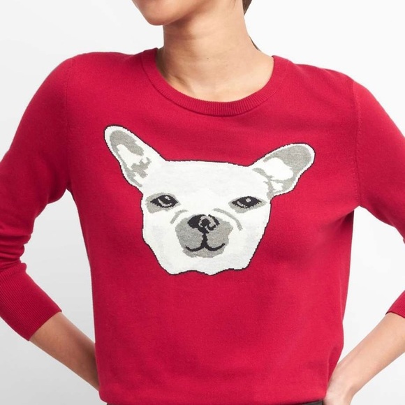 GAP Sweaters - GAP French Bulldog Sweater